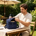 thumbnail image 3 of Insulated Lunch Bag, Double Layer Lunch Tote Bag, Portable Insulated Lunch Box Bag for Work, School, and Picnic, 3 of 9