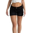 thumbnail image 2 of YouLoveIt Mid Rise Stretchy Denim Jeans Shorts Bermuda Denim Half Pants Roll-Up Womens Mid Rise Short Women's Roll-Up Short, 2 of 4