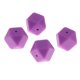 thumbnail image 5 of DIY Mordedor de Bebé Juguetes de Silicona de Enfermería Espaciadoras Espaciadoras Hexagonales para Colr Joye Púrpura Sunnimix Cuentas de dentición de silicona, 5 of 8