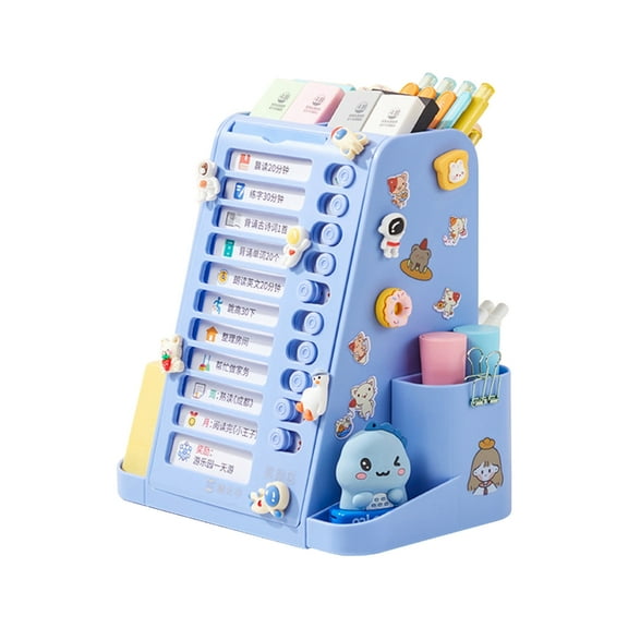 Chore Chart for Multifuntional Pen Holder Student Discipline Board with Large Capacity