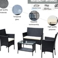 thumbnail image 3 of UV - Resistant Outdoor Furniture - Have a Worry - Free Time on Your Patio with This Set, 3 of 6