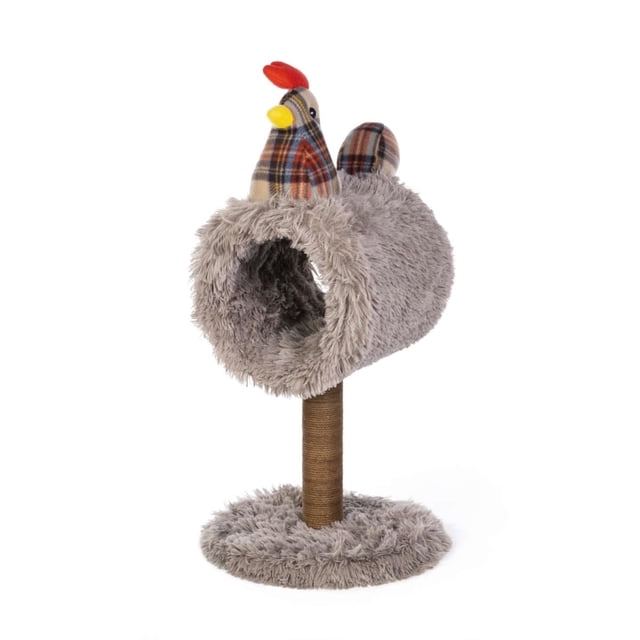Cat Hideaway Prevue Pet Products, acogedor pollo con rascador