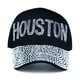 thumbnail image 2 of Gorra de béisbol Houston de algodón con diamantes de imitación para adultos, 2 of 4