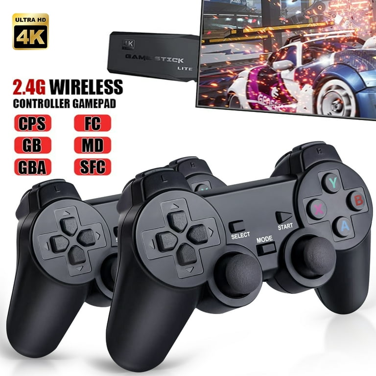 M8 Video Game Console 2.4G Double Wireless Controller Game Stick 4K 10000  games 64GB 32GB Retro games For PS1/GBA boy gift