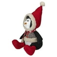 thumbnail image 3 of Northlight Sitting Winter Penguin Christmas Figure - 15" Red, White, and Black, 3 of 5