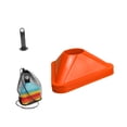thumbnail image 1 of Lipstore 10Pcs Triangle Soccer Cones for Training Football Field Marking Portable Agility Orange, 1 of 8