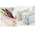 thumbnail image 4 of SagaSave Canvas Pencil Case Large Storage for Pens Pencil Eraser Makeup Brush 9 Choice, 4 of 6