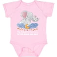 thumbnail image 3 of Inktastic My Babysitter Loves Me to the Moon and Back Elephant Family Boys or Girls Baby Bodysuit, 3 of 5