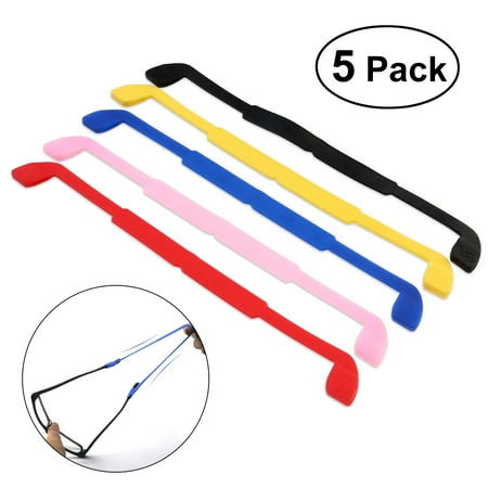 

NUOLUX 5 Colors Eyeglasses Sunglasses Glasses Anti-slip Elastic Silicone Headband Strap