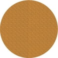 thumbnail image 1 of Ahgly Tapis Rond Lavable en Machine Intérieur Transitionnel Orange Foncé, 6 Pieds Rond, 1 of 7