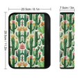 thumbnail image 3 of WYYP Cactus Pattern Flower Car Seat Belt Pad Cover Soft Comfort Car Seat Belt Pads Cover Ideal for Car Interior Accessories 1Pcs, 3 of 5