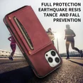 thumbnail image 4 of Fashionable luxury three fold multi card slot phone case PU leather credit card holder phone accessories suitable for Samsung S21 PLUS phone case, 4 of 6