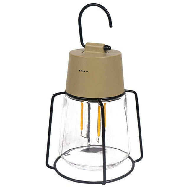 Cute Iron Hook Camping Light With Power Display Multi-purpose Lighting Flashlight For Fishing Outdoor