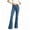 a01Light Blue, variant on Yyeselk Women Flare Bell Jean Bottom Button Placket High Waist Jeans Vintage Stretch Wide Leg Bootcut Denim Trousers with Pockets Light Blue M