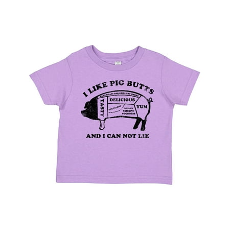 

Inktastic I Like Pig Butts Gift Toddler Boy or Toddler Girl T-Shirt