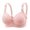 Pink, variant on Push Up Bra for Women Underwire Lace Back Button Shaping Cup Adjustable Shoulder Strap Large Size Bra Full Coverage T-Shirt Bra