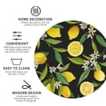thumbnail image 4 of Disketp Lemon Fruits Flowers Leaves Funny Coasters,6 Pcs Leather Coasters With Holder, Perfect Housewarming Hostess Gifts,Protect Furniture From Water Marks Scratch And Damage, 4 of 9