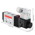 thumbnail image 4 of Válvula Solenoide Neumática 24 V, Válvula Solenoide Neumática 4V210-08 1P65 Protección Resistente Al Desgaste Amplias Aplicaciones Para La Industria, 4 of 7
