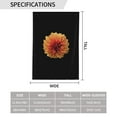 thumbnail image 3 of Wukai Orange Dalia Garden Flags Double Sided Welcome Garden Yard House Flags Outside Outdoor House (Only Flag), 3 of 8