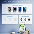 thumbnail image 6 of Wireless Charging Pad for iPhone Fast Charging Stand for Smartphones 15W Max Output Compatible with AirPods-White, 6 of 6