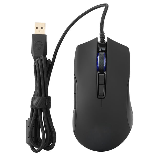 Ratón Para Juegos Con Cable Usb Retroiluminado Rgb De 12000Dpi 8 Niveles De Dpi Ajustable Para Win7/Win10 Noticed EL006461-00