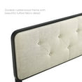 thumbnail image 5 of Modway Collins Tufted Twin Fabric and Wood Headboard in Black Beige, 5 of 8