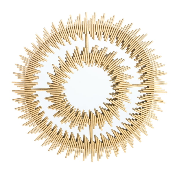 Safavieh Kalani 28 In Radiant Lines Sunburst Round Mirror Gold Foil Com - Sunburst Decorative Wall Mirror Gold Safavieh Safavieh Kalani 28 In Radiant Lines Sunburst Round Mirror Gold Foil Com - Sunburst Decorative Wall Mirror Gold Safavieh