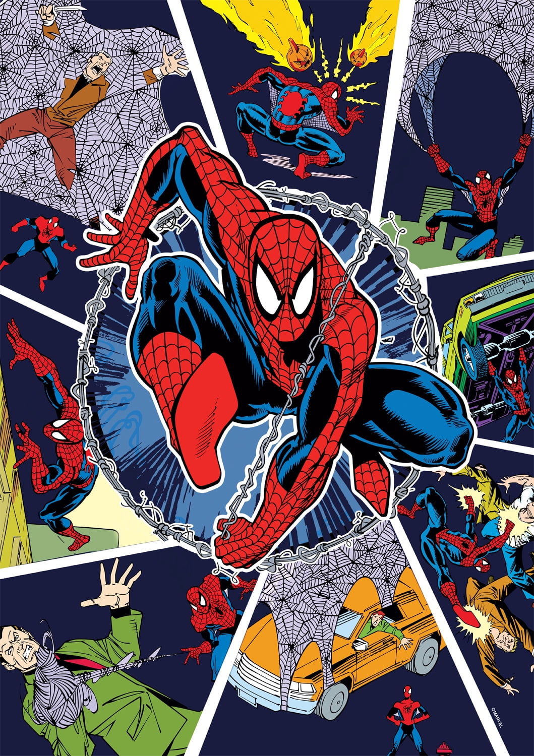 Buffalo Games Entertainment Marvel's Spider-Man Spotlight 500-Piece Interlocking Jigsaw Puzzle for Adults Ages 14 and Older