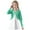 Light Green, variant on Xyant Girls Open Front Shrug Cardigan Kids Children Knit Long Sleeve Girls Bolero with Button Closure (Black,11-12 Years)