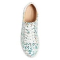 thumbnail image 4 of JACK ROGERS Womens White Floral Cushioned Rory Daisy Round Toe Platform Lace-Up Leather Athletic Sneakers Shoes 9.5, 4 of 4