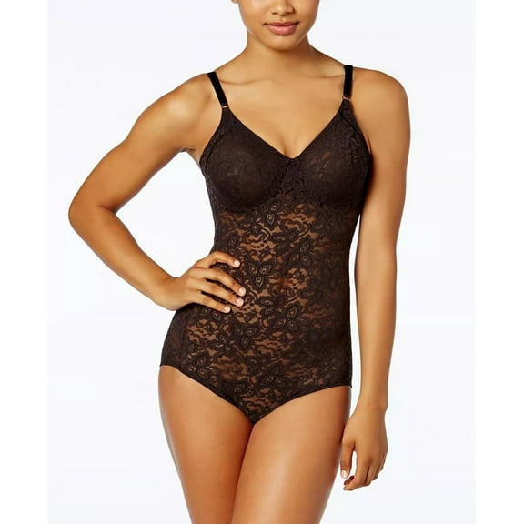 Maidenform BLACK Lace N Smooth Bodybriefer, US 38D, UK 38D