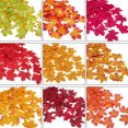 thumbnail image 4 of Yuarrent 300 unids/set Hojas de arce de otoño artificiales ecológicas durabilidad duradera versátil elegante Decoración Colores variados, 4 of 6