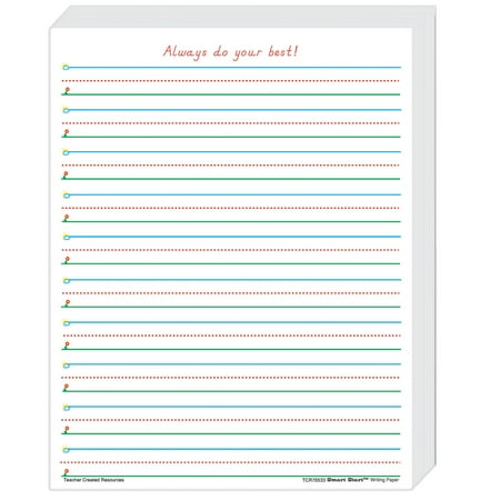 Teacher Created Resources Smart Start 1-2 Writing Paper: 360 Sheets