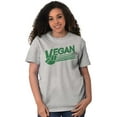 thumbnail image 6 of Vegan Peace Love Hippie Herbivore Men's Graphic T Shirt Tees Brisco Brands L, 6 of 6