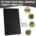 thumbnail image 4 of 70 x 48 inches Under Mats for Outdoor Grill - BBQ Grill Mats to Protect The Deck, Patio, Double-Sided Fireproof Grill Pad for Fire Pit -With 4 Ground Nails, 4 of 10