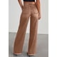 thumbnail image 3 of Jeans PRETTYGARDEN de Pierna Ancha para Mujer de Cintura Alta Marrón, 3 of 4