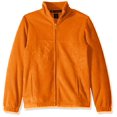 thumbnail image 1 of Boys' Big Full-Zip Fleece Jacket, Safety Orange, Large, 1 of 2