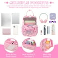 thumbnail image 4 of Soda Candy Clear Backpack Heavy Duty Stadium Approved PVC School Transparent Backpacks, Pink Unicorn, 4 of 8