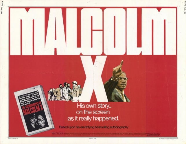 Malcolm X movie POSTER (Style A) (11" x 14") (1972)