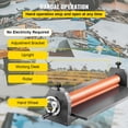 thumbnail image 6 of Vevor 25.5 inch 650mm Manual Cold Roll Laminator 1.18 inch Thickness Foldable Roll Laminating Machine Vinyl Photo Film Mounting Laminator, 6 of 9