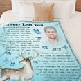 thumbnail image 3 of Custom Memorial Blanket with Photos for Loss of Mom Dad Son Daughter Customized Memory Gift of Departed Loved Ones Blankets, 3 of 5