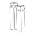 thumbnail image 5 of Adar Pro Scrubs For Women - Skinny Leg Yoga Scrub Pants, 5 of 6