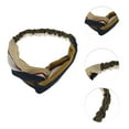 thumbnail image 2 of Unique Bargains 1 Pc Fashion Pinstripe Pattern Cross Elastic Hairband for Women Army Green Navy Blue, 2 of 6