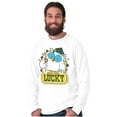 thumbnail image 5 of Saint Paddys Lucky Tootsie Pop Owl Long Sleeve TShirt Men Women Brisco Brands M, 5 of 6