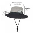 thumbnail image 3 of Chapeau de Soleil à Queue de Cheval pour Femmes Extérieur à Séchage Rapide Bonnet de Plage 50+ Protection UV Pliable Large Chapeau de Pêche Réglable, 3 of 5