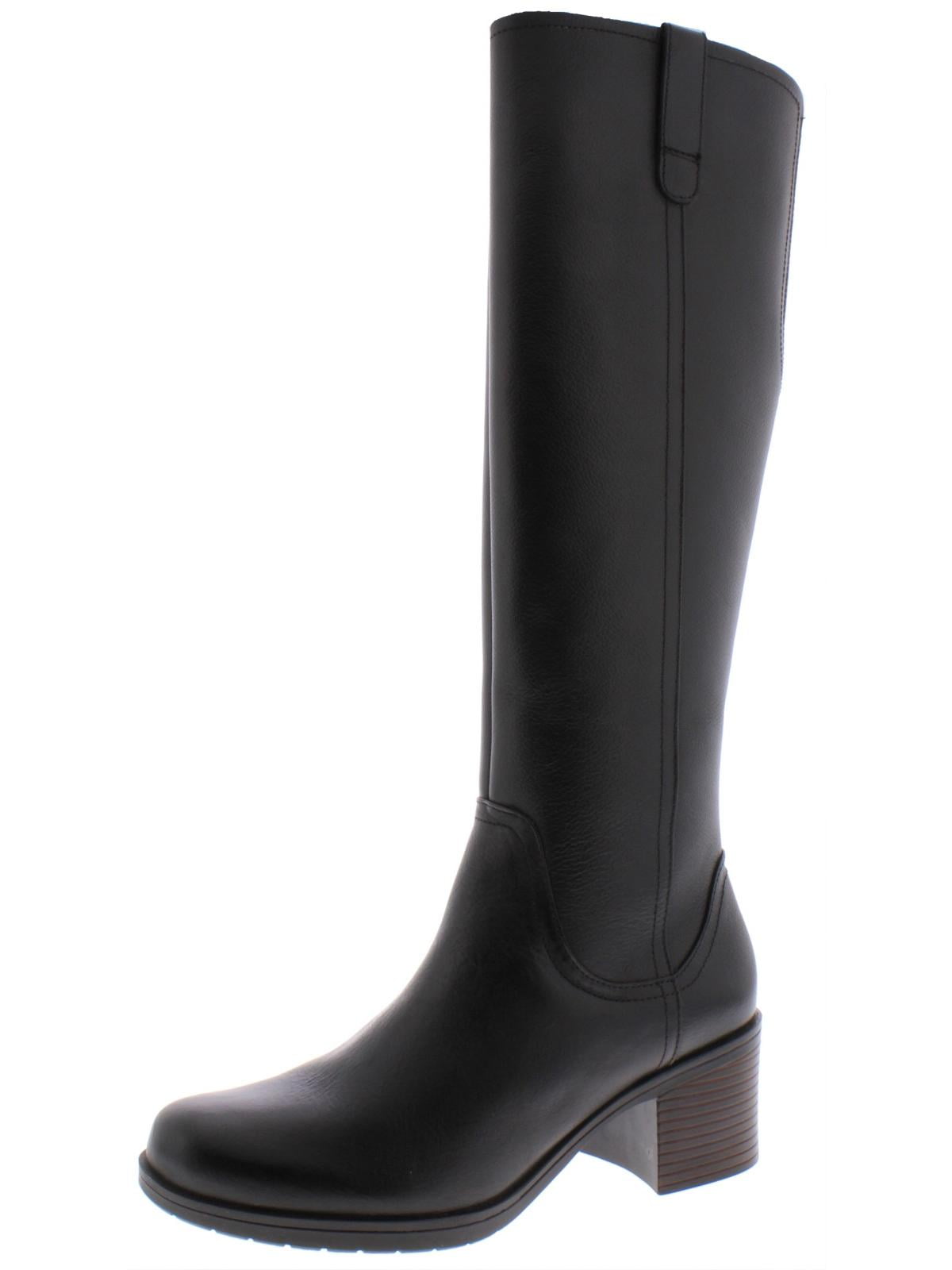 clarks womens black booties
