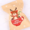thumbnail image 3 of 48Pcs Christmas Kraft Paper Bags  Favor Candy Cookie Gift Wrapping Bags, 3 of 6