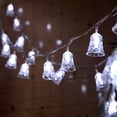 thumbnail image 1 of Guirnalda de luces LED solares para carillones de viento, luces festivas navideñas para interiores y exteriores, luces decorativas para árbol de Navidad, 1 of 5