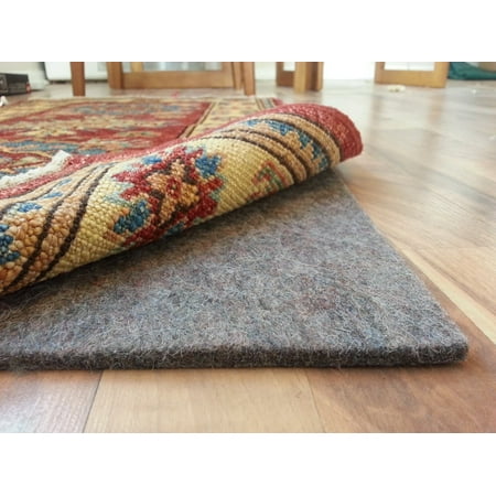 Rug Pad Central, (6' Square) 100% Felt Rug Pad, Extra Thick- Cushion, Comfort and