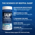 thumbnail image 3 of Natural Calm Magnesium Bisglycinate Sleep Supplement Capsules,Rest Support, Improves Sleep Quality, Easy to Digest Magnesium Bisglycinate ,20 Capsules, 3 of 8